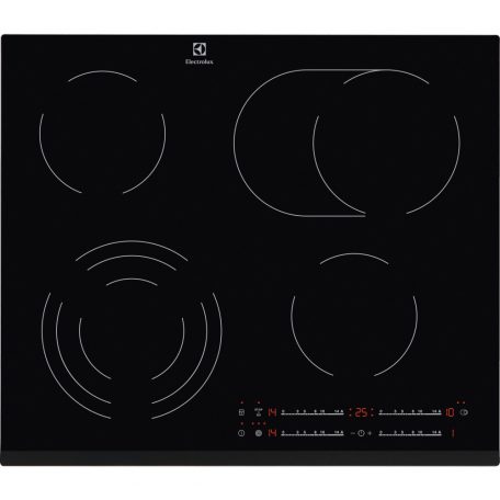 Electrolux EHF6547FXK Kerámia főzőlap, 60 cm