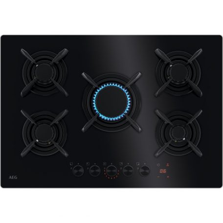 AEG HKB75453NB Gáz főzőlap, Hob2Hood, 75 cm